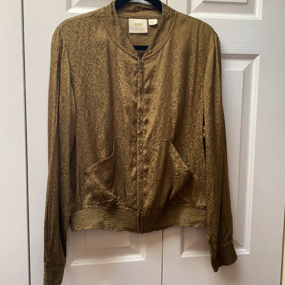 Brown/gold Maeve by Anthropologie Jacket Sweater